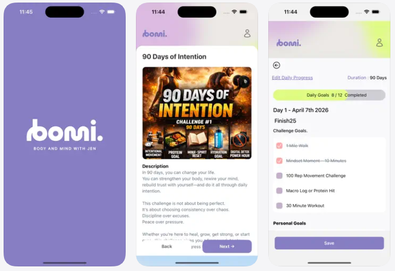 Bomi – Fitness Challenge & Lifestyle Transformation Platform